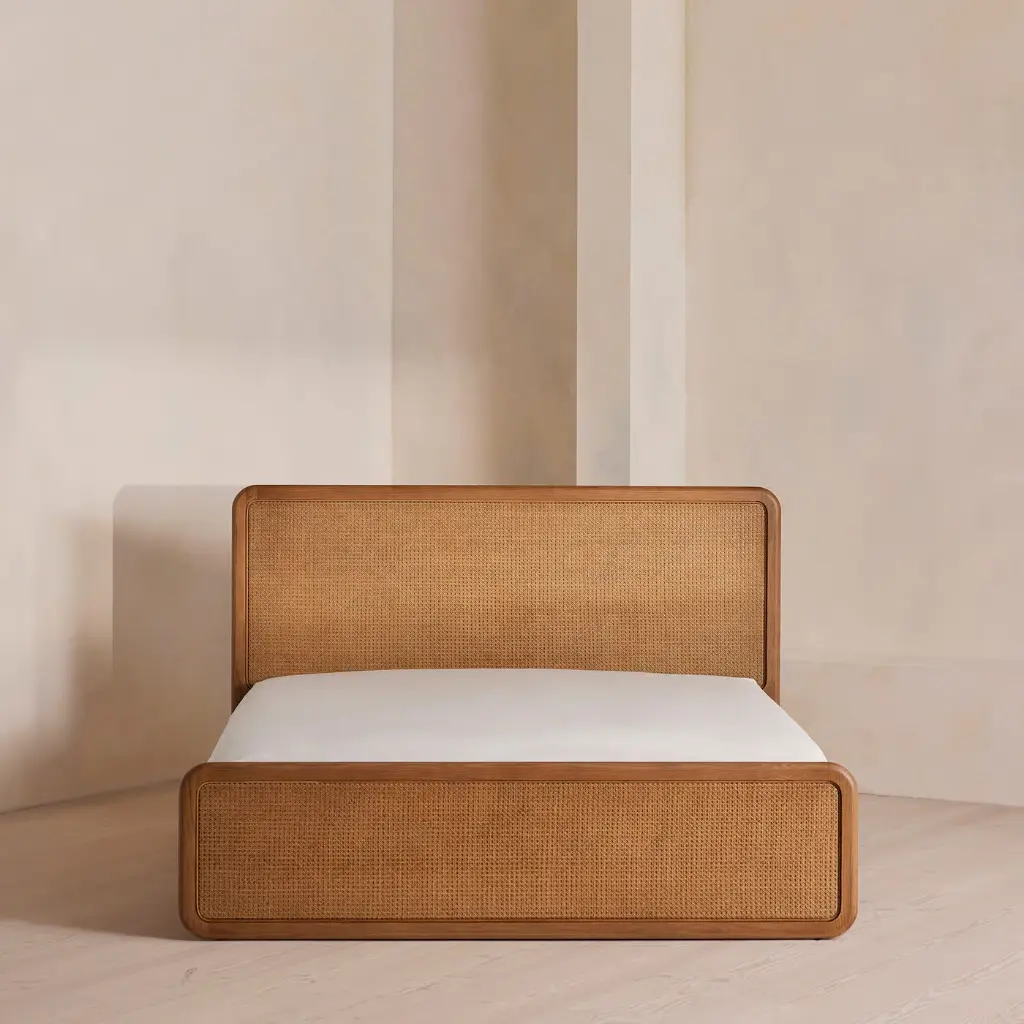 Cane Oak Wood Bed 2.webp