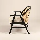 Arlo Cane Accent Chair- Side Angle.webp