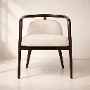 Aurelia Curve Teak Chair Front View.webp