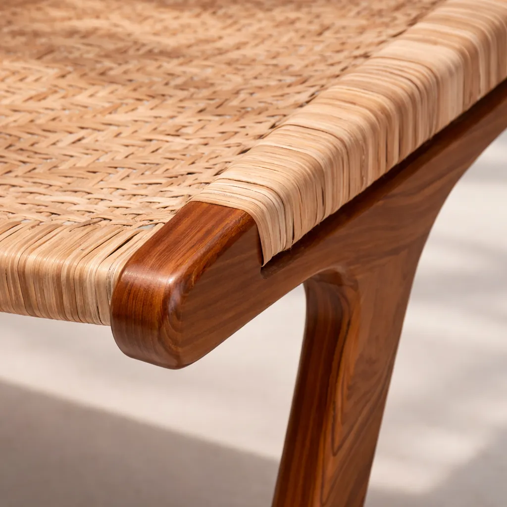 BALI WOVEN TEAK LOUNGE CHAIR Details.webp