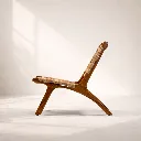 BALI WOVEN TEAK LOUNGE CHAIR Side.webp