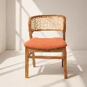 MAYA TEAK RATTAN CHAIR Front.webp