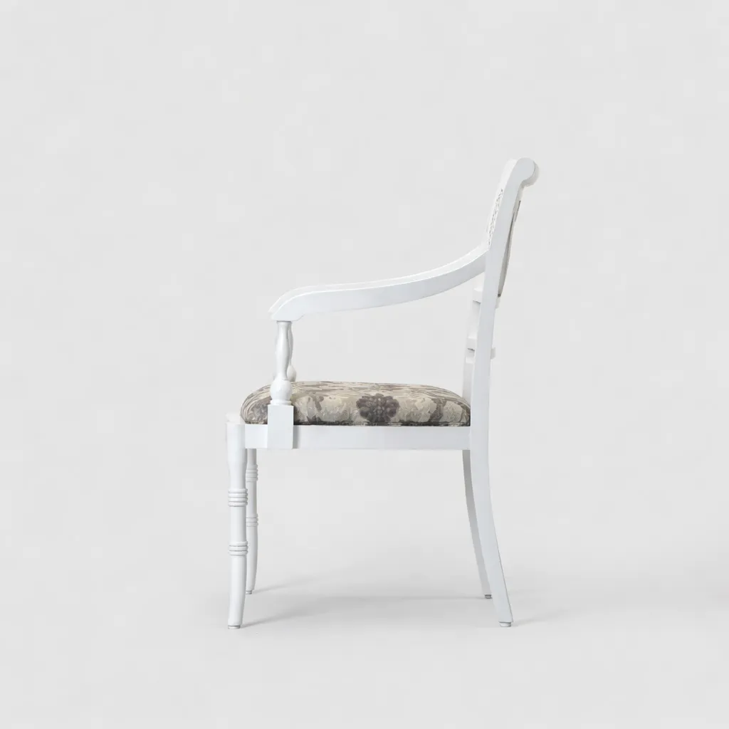 The Mandala Teak Chair Side Angle.webp