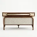 Kaveri Teak Sofa Back White Fabric .webp