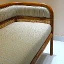 Aravalli Rattan Dinning Bench Fabric .webp