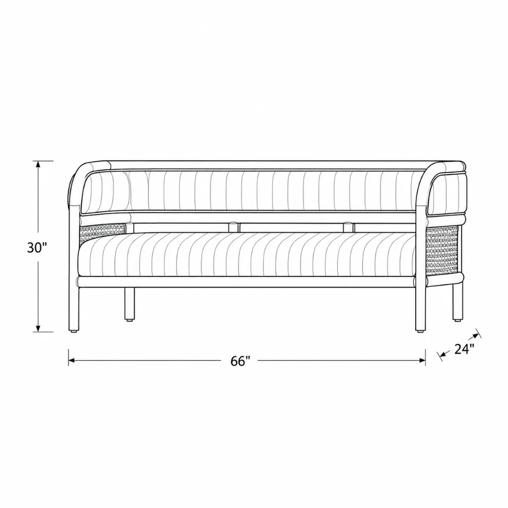 Aravalli Rattan Dining Bench Dimension .webp