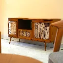 Aravalli Teak Wood TV Unit lifestyle .webp