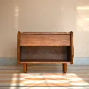Aravalli Teak Wood Bedside Table Front .webp