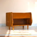 Aravalli Teak Wood Bedside Table .webp