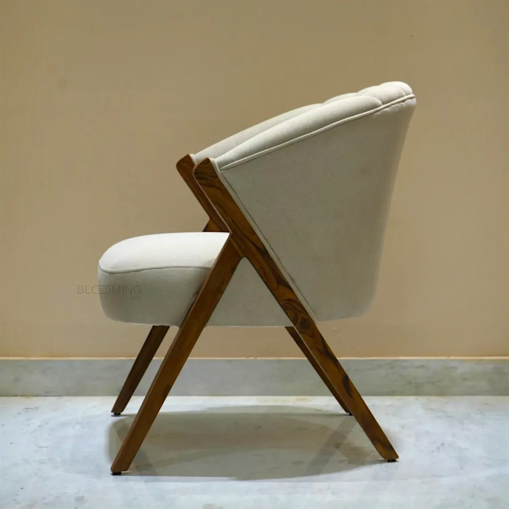 Sahara Teak Armchair Side Angle .webp
