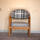 Tarang Teak Wood Armchair Front Angle .webp