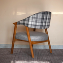 Tarang Teak Wood Armchair Back Profile .webp