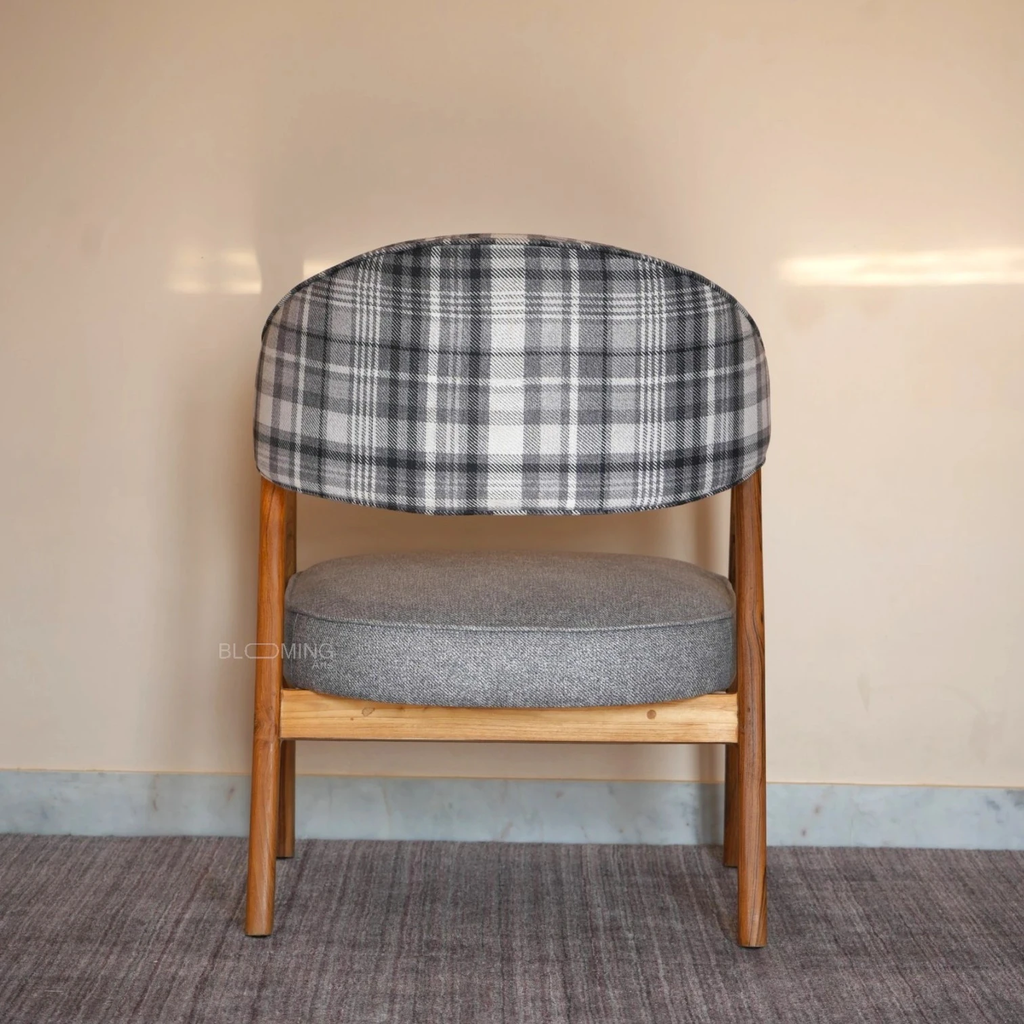 Tarang Teak Wood Armchair Back Angle .webp