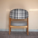 Tarang Teak Wood Armchair Back Angle .webp