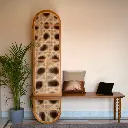 Aravalli Teak EntryWay Console with Seating Lifestyle .webp