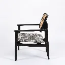 Makalu Rattan Armchair in Teak Wood Side View .webp
