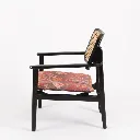 Makalu Rattan Armchair in Teak Wood Aangan Side View .webp
