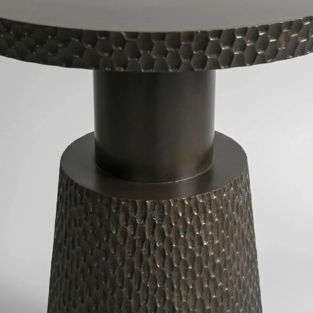 Indri Wooden Side Table closeup .webp