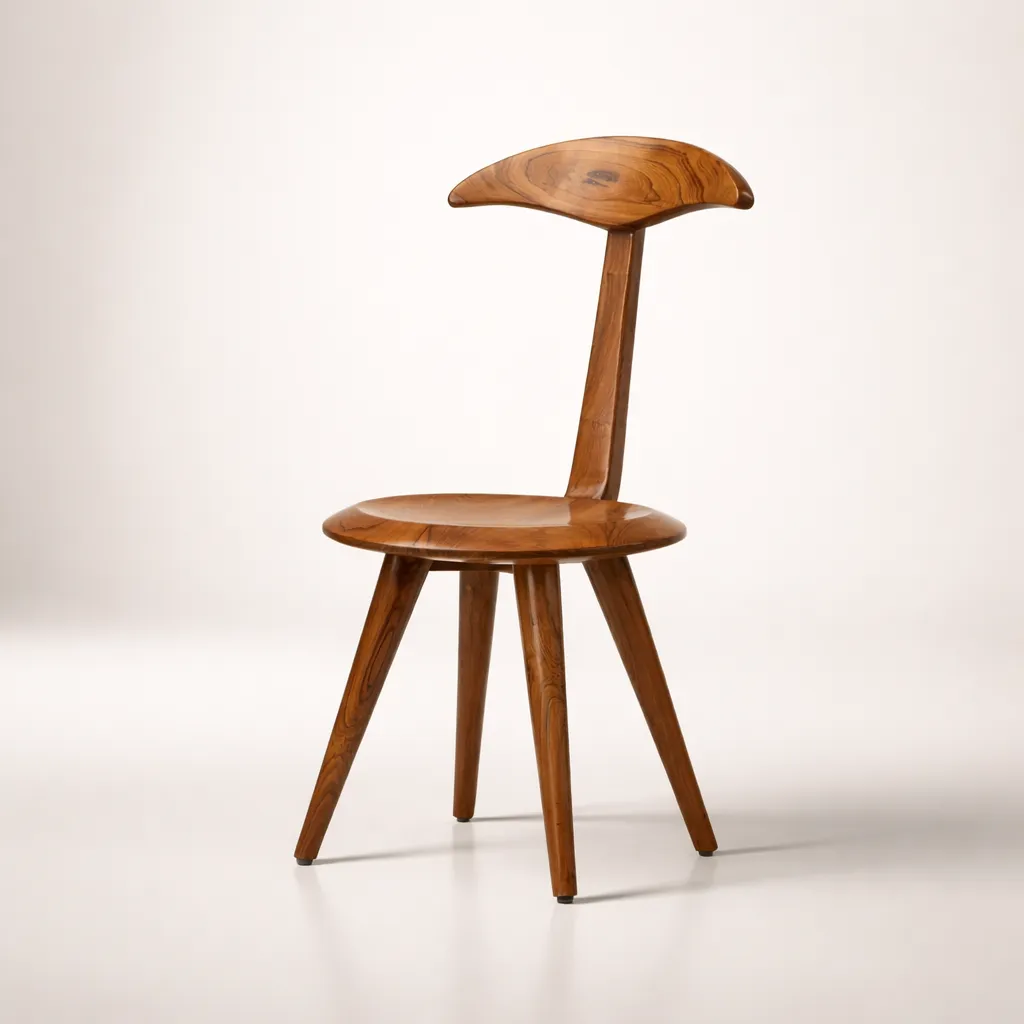 [BA-CHR-003-TO] AZURA CREST TEAK CHAIR