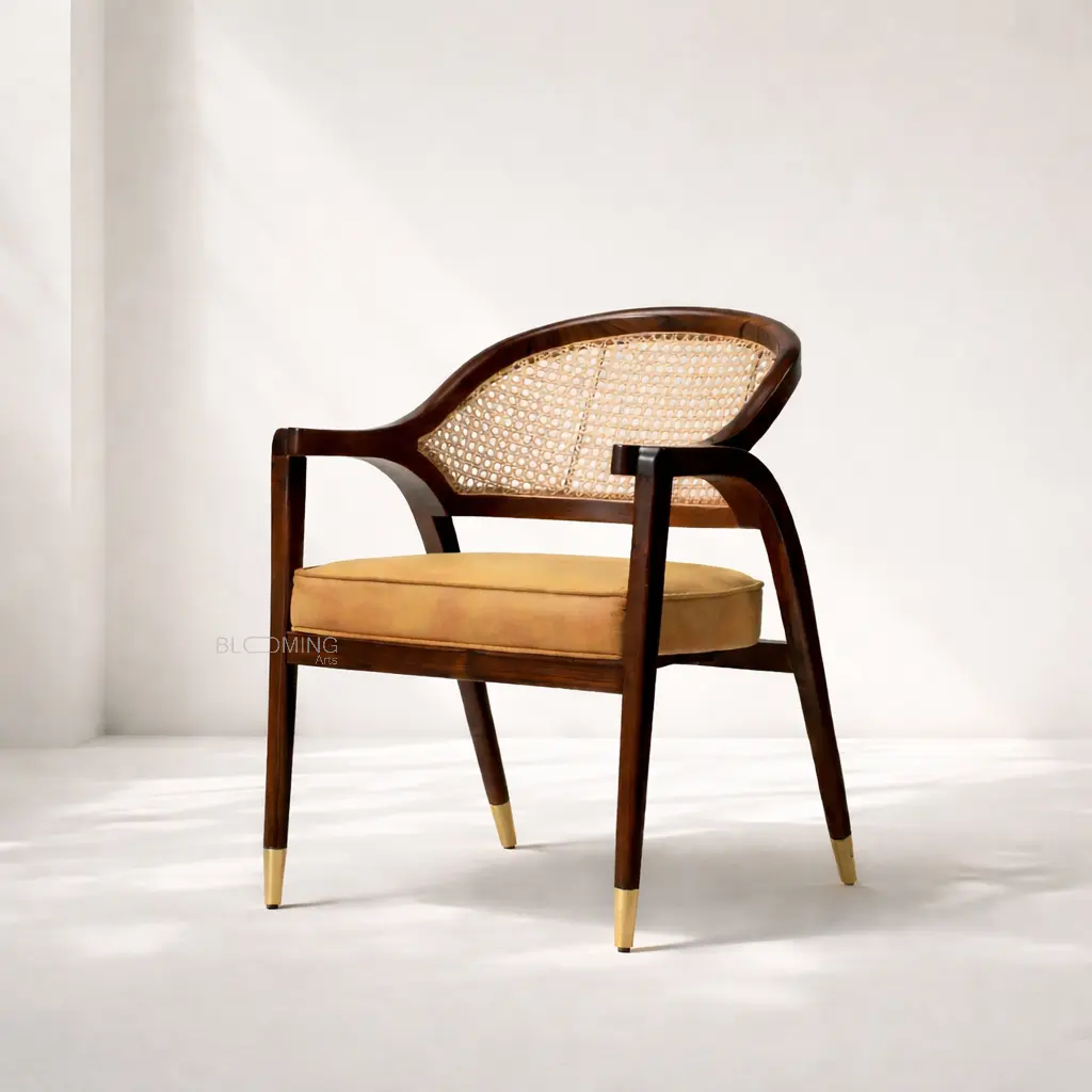 NODACHI RATTEN TEAK WOOD CHAIR