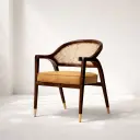NODACHI RATTEN TEAK WOOD CHAIR
