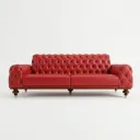 GULMOHAR TEAK CHESTERFIELD SOFA