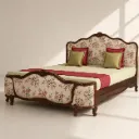 Udaipur Teak Bed