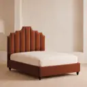 Rajasthali Upholstery Teak Bed