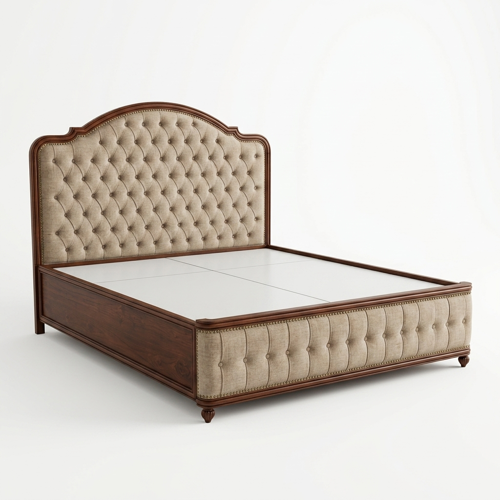 Kona Teak Chesterfield Bed
