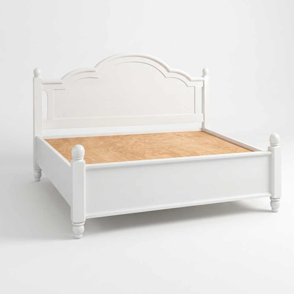 Dwar White Bed
