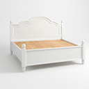 Dwar White Bed