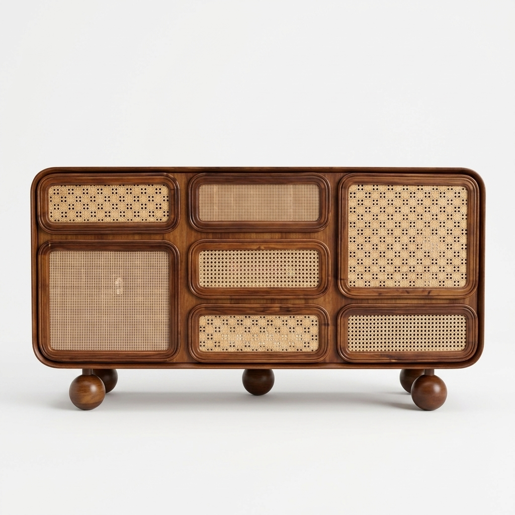 Uno Teak Side Board