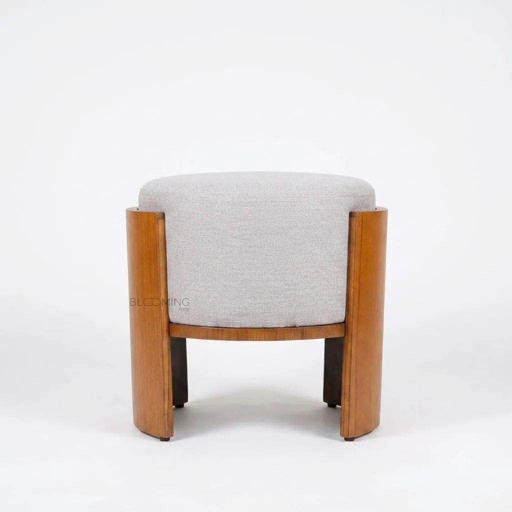 Aravalli Teak Wood Puffy (Natural)