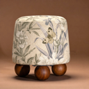 Bali Wooden Pouf