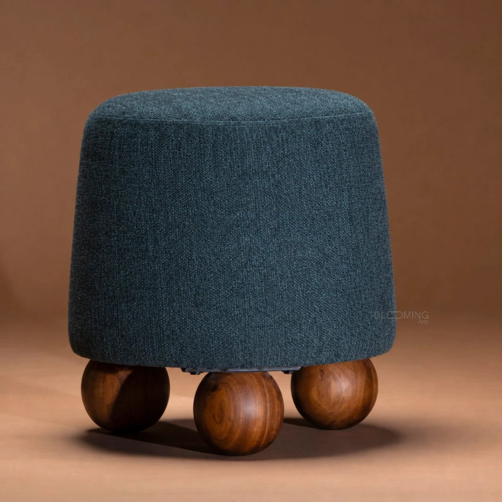 Bali Wooden Pouf (Naya 221)