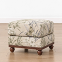 Camellia Oak Wood Ottoman