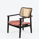 Makalu Rattan Armchair in Teak Wood