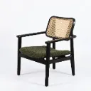 Makalu Rattan Armchair in Teak Wood