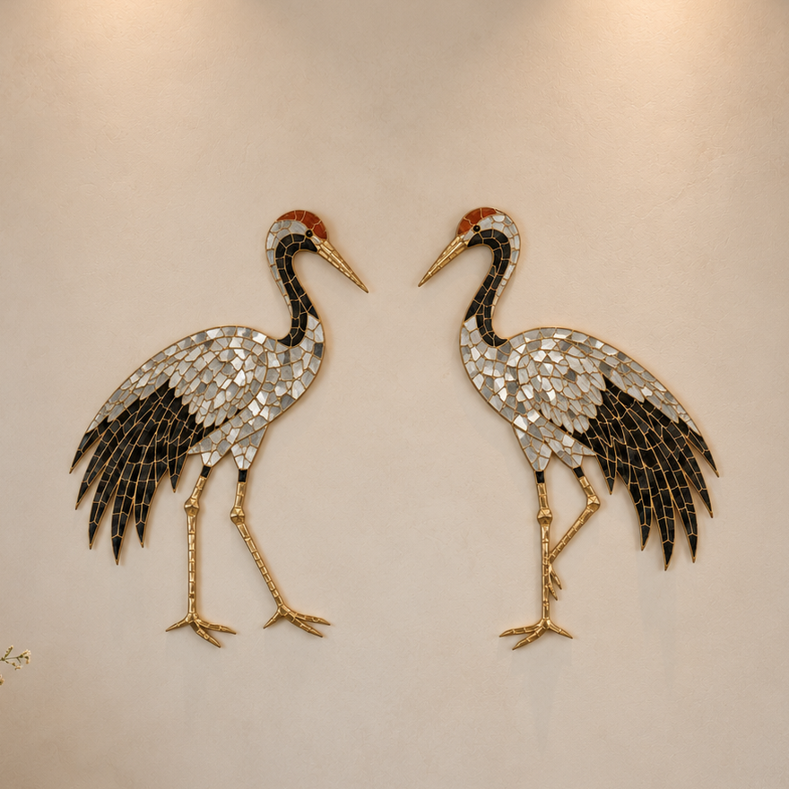 Thikri Birds Wall Installation