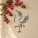 Flamingo Thikri Wall Installation