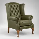 Pihano Teak Leatherette Lounge Chair