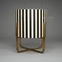 ZEBRA SIDE TABLE