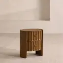OLIVE RAGA BEDSIDE TABLE
