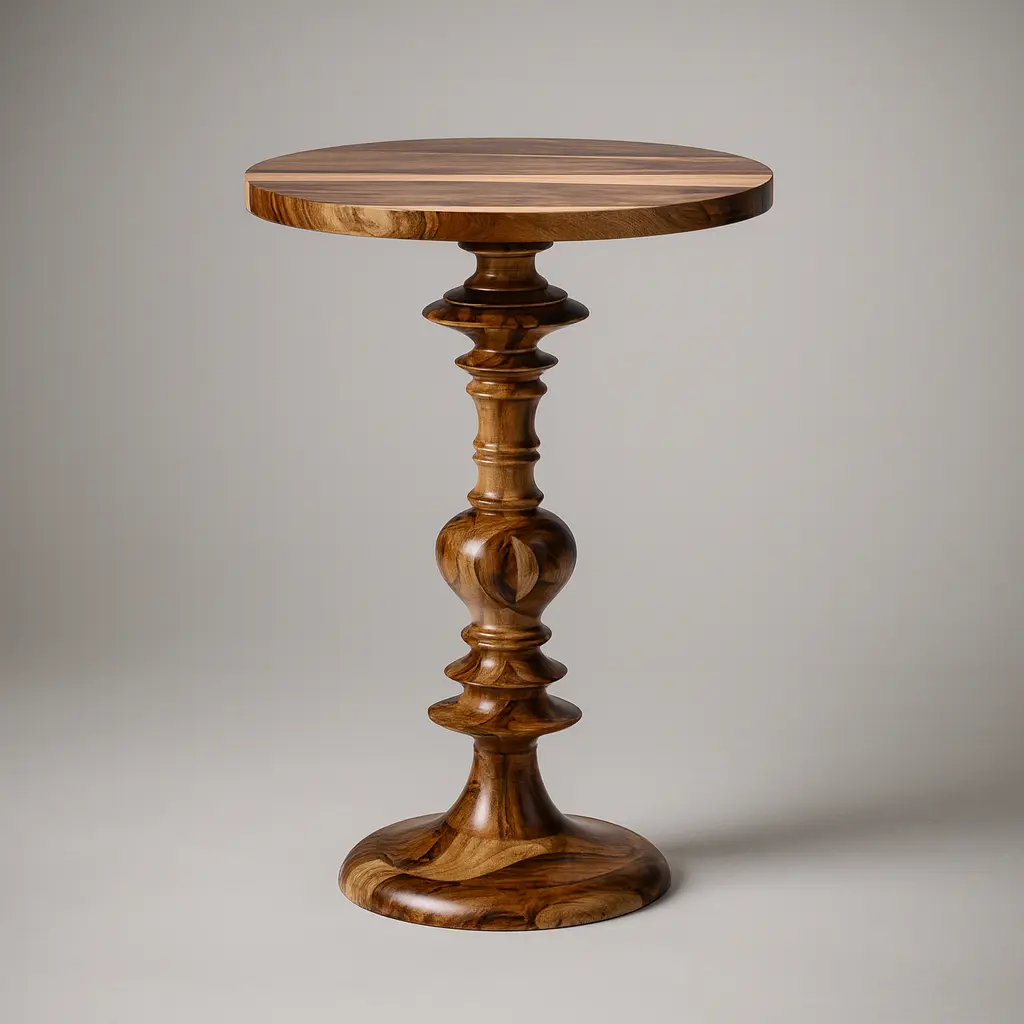 Bloom Side Table in Sheesham