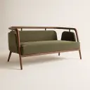 Aurelia Curve Teak Sofa