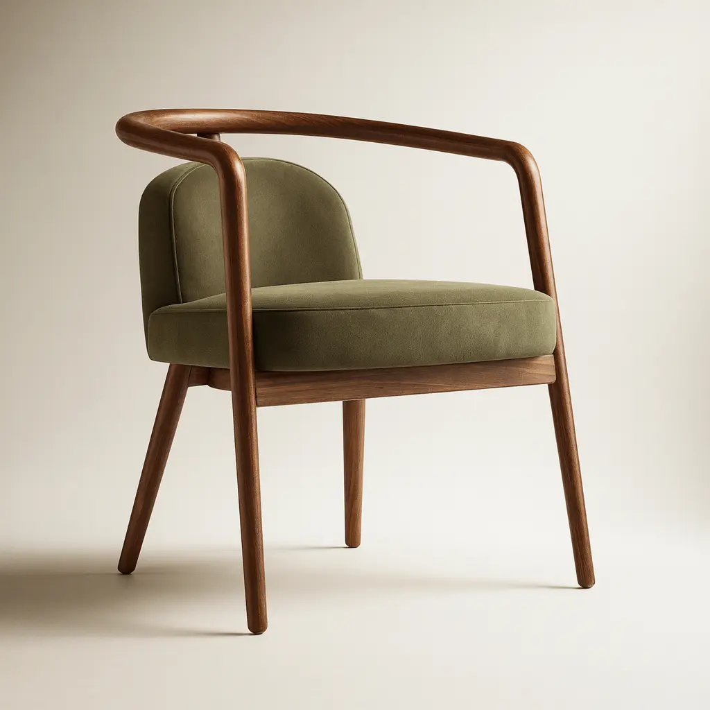 Aurelia Curve Teak Armchair