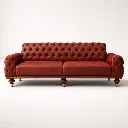GULMOHAR TEAK CHESTERFIELD SOFA