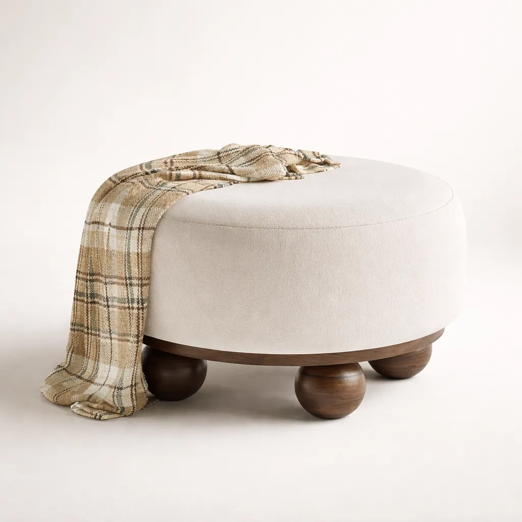 Aara Teak Puff
