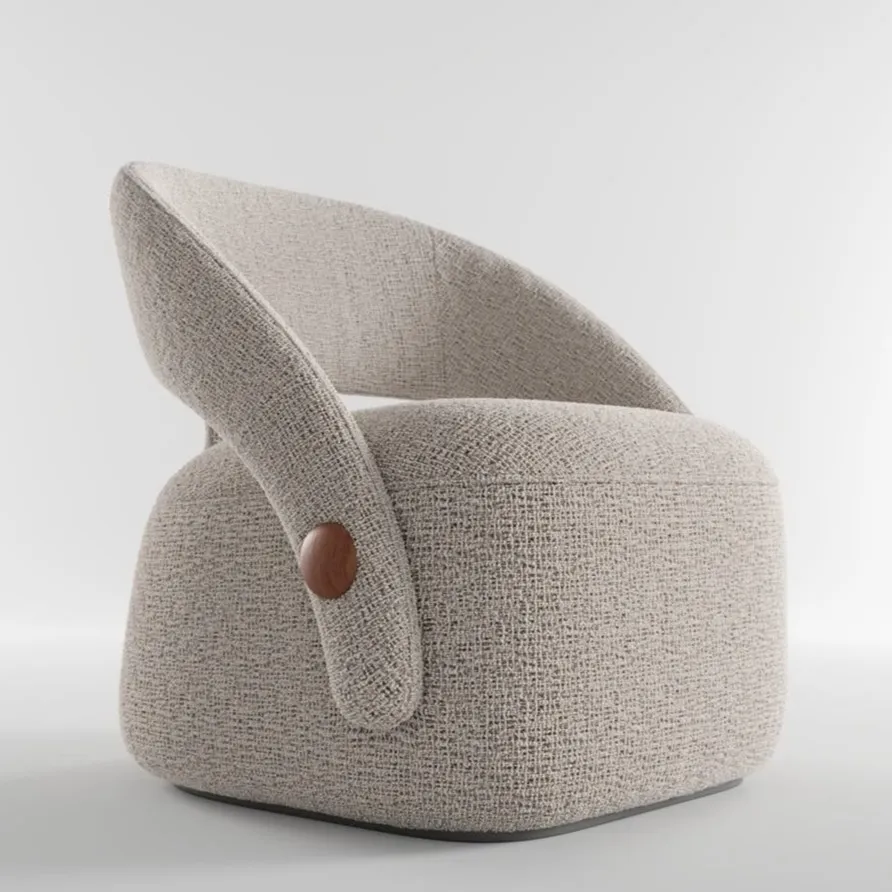 Ellora White Ash Chair (Off-White)