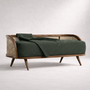 ALENO RATTAN SOFA IN TEAK